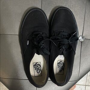 Vans Classic Black Lace-Up Shoes